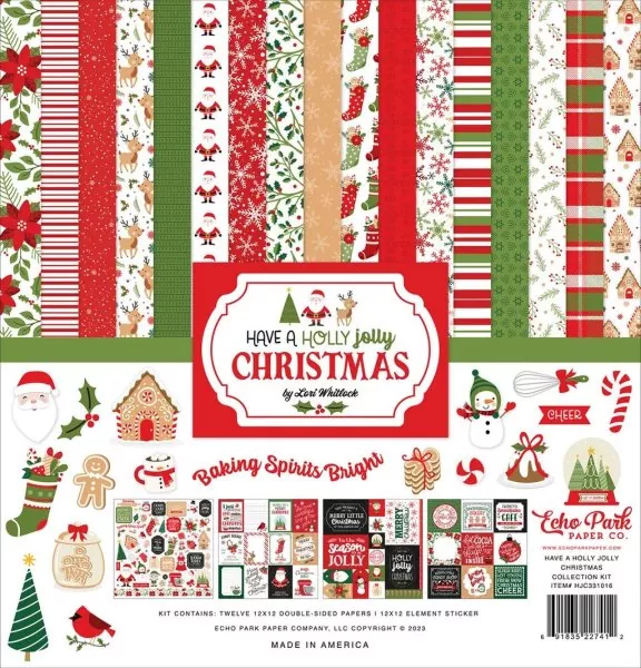 Echo Park Have A Holly Jolly Christmas 12x12 inch collection kit
