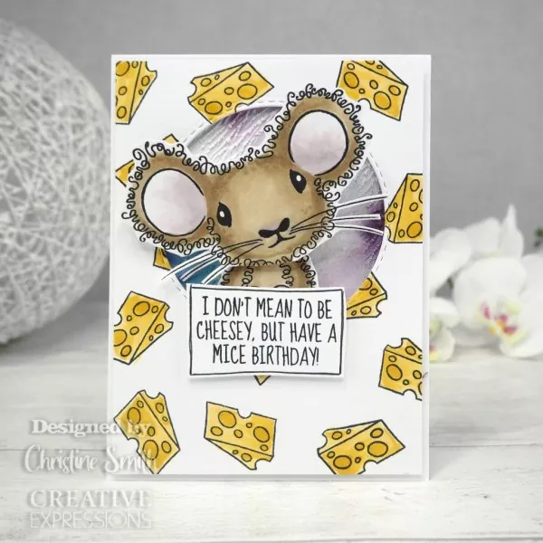 Fuzzy Friends - Maisie The Mouse Clear Stamps Woodware Craft Collection 2
