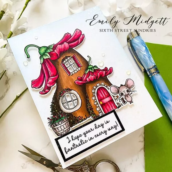 Mouse House Clear Stamps Stempel Colorado Craft Company by Kris Lauren 1