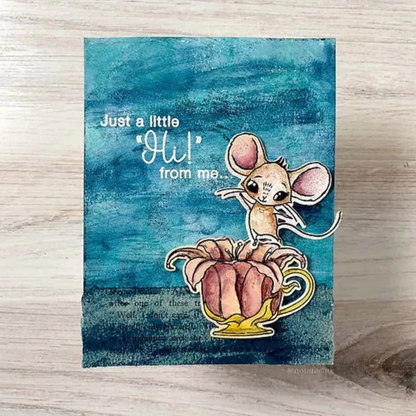 Teacups & Mice Clear Stamps Stempel Colorado Craft Company by Kris Lauren 2