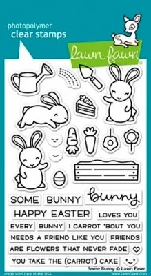 LF1587 SomeBunny lawn fawn clear stamps