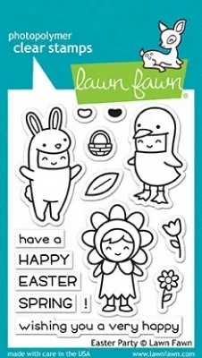 LF1589 EasterParty lawn fawn clear stamps