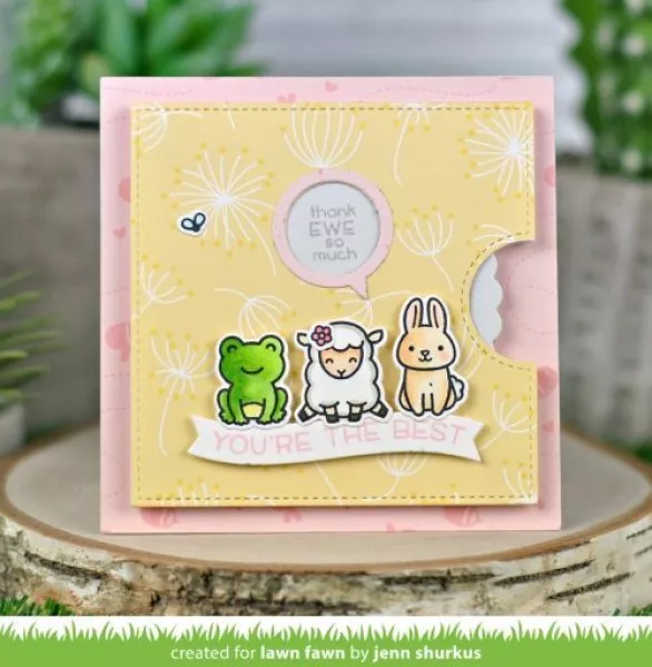 LF2228 SayWhatSpringCritters Clear Stamps Lawn Fawn 1