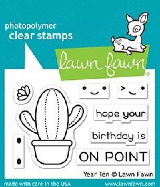 LF2236 YearTen Clear Stamps Stempel Lawn Fawn