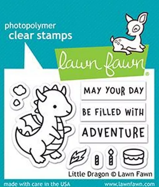 LF2323 LittleDragon Clear Stamps Lawn Fawn