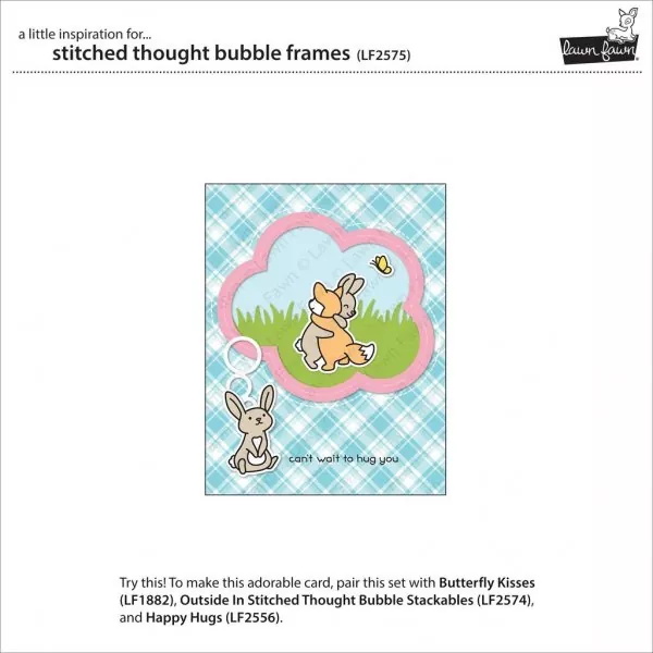 Stitched Thought Bubble Frames Dies Lawn Fawn