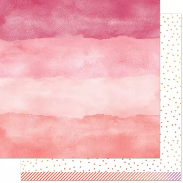 WaterColor Wishes Rainbow Rose Quartz lawn fawn scrapbooking paper