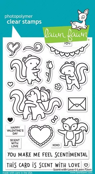 Scent with Love Stempel Lawn Fawn