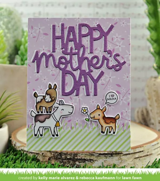 Giant Happy Mother's Day Stanzen Lawn Fawn 2