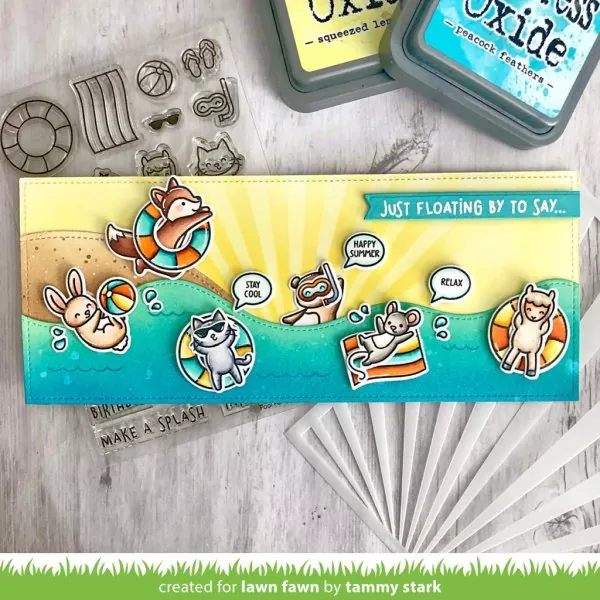 Pool Party Stempel Lawn Fawn 1