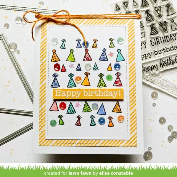 All The Party Hats Stempel Lawn Fawn 2