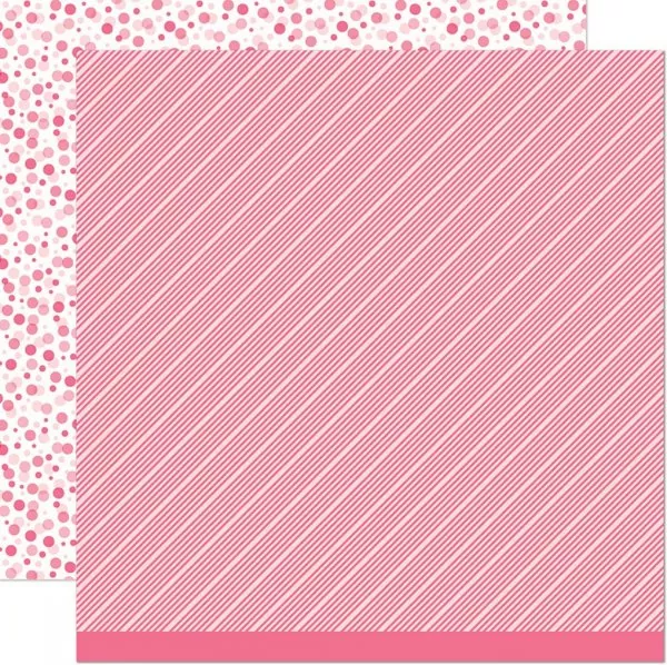 All the Dots Strawberry Fizz lawn fawn scrapbooking papier 1