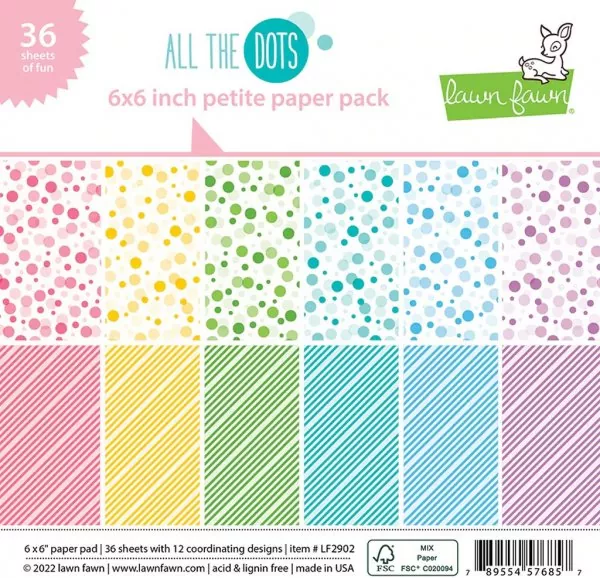 All the Dots Petite Paper Pack 6x6 Lawn Fawn