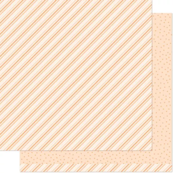 Stripes 'n' Sprinkles Oh My Orange lawn fawn scrapbooking papier