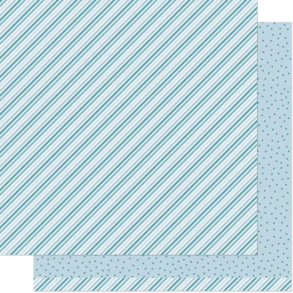 Stripes 'n' Sprinkles Blue Blast lawn fawn scrapbooking papier