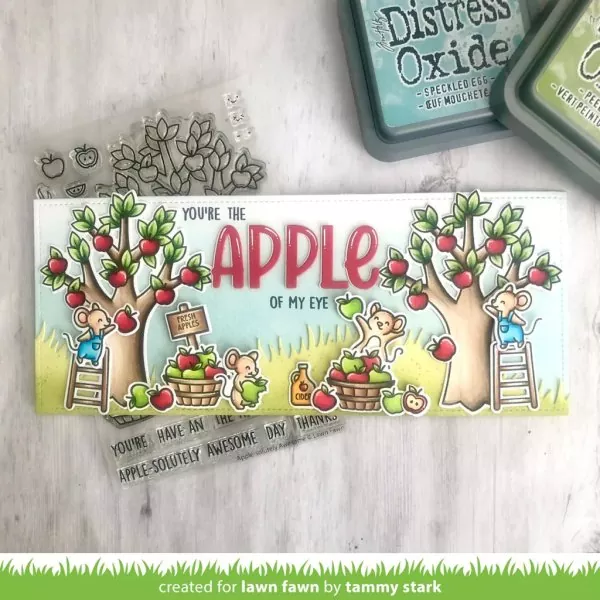 Apple-solutely Awesome Stempel Lawn Fawn 2