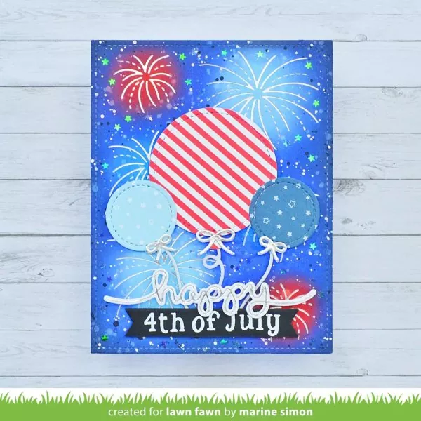 Lawn Fawn Fireworks Hot Foil Plate 2