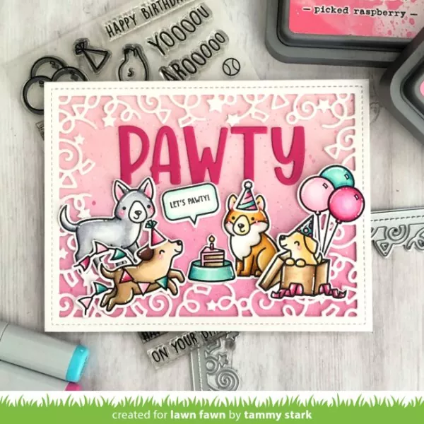 All The Party Hats Clear Stamps Lawn Fawn 5