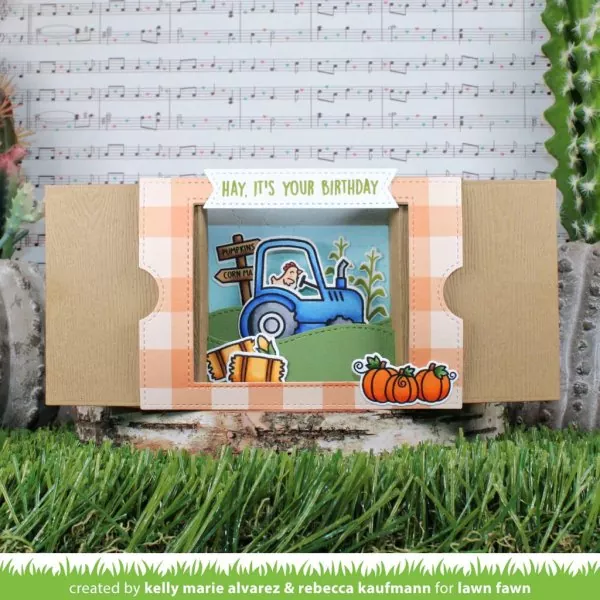 Hay There, Hayrides! Stempel Lawn Fawn 2