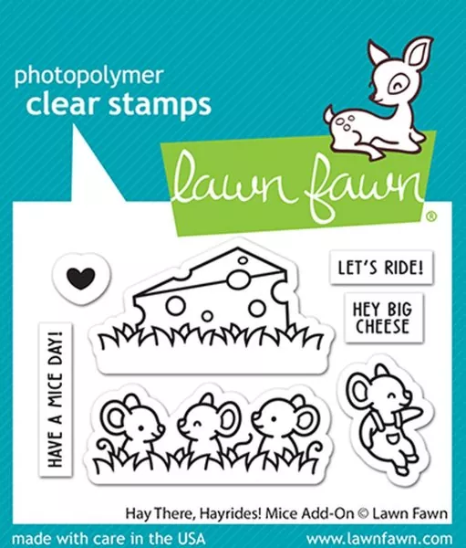 Hay There, Hayrides! Mice Add-On Stempel Lawn Fawn