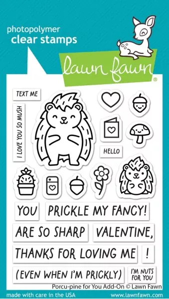 Porcupine for You Add-On Stempel Lawn Fawn