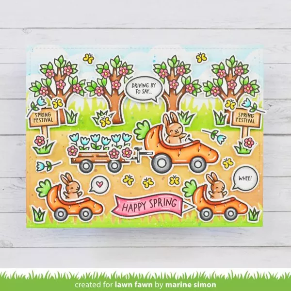 Carrot 'bout You Banner Add-On Stempel Lawn Fawn 1