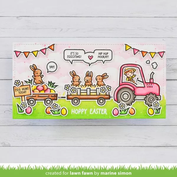 Hay There, Hayrides! Bunny Add-On Stempel Lawn Fawn 1