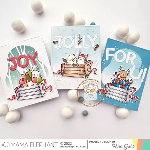 Gift Crate Clear Stamps Stempel Mama Elephant