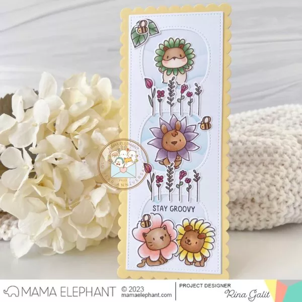 Flower Friends Clear Stamps Mama Elephant 1