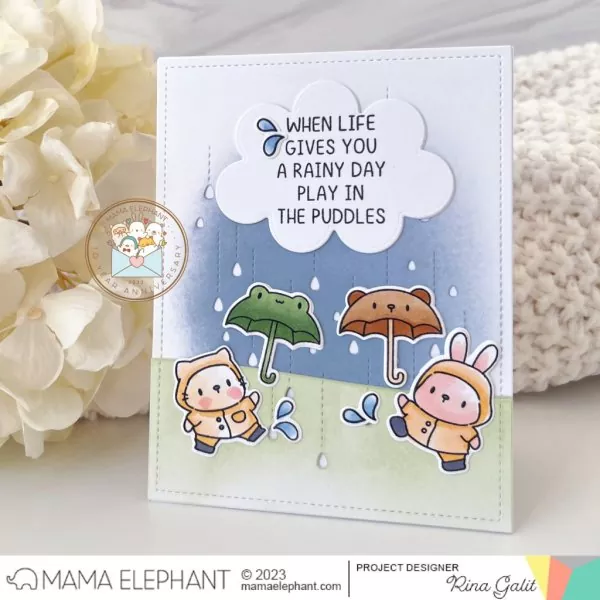 Rainy Days Clear Stamps Stempel Mama Elephant 2
