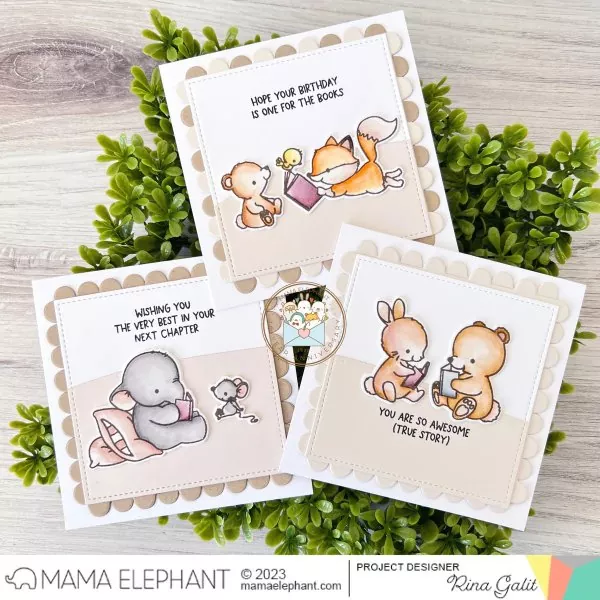 Storybook Sayings Clear Stamps Mama Elephant 1