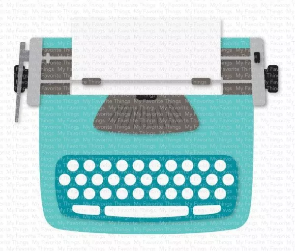 Typewriter Stanzen My Favorite Things 3