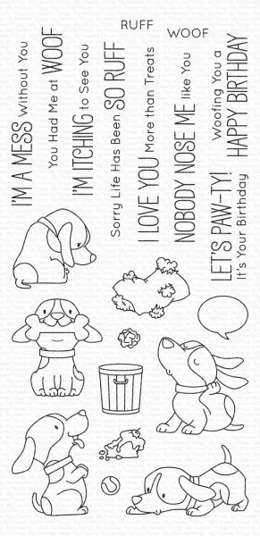 MFT BB105 WoofPack Clear Stamps My Favorite Things MFT