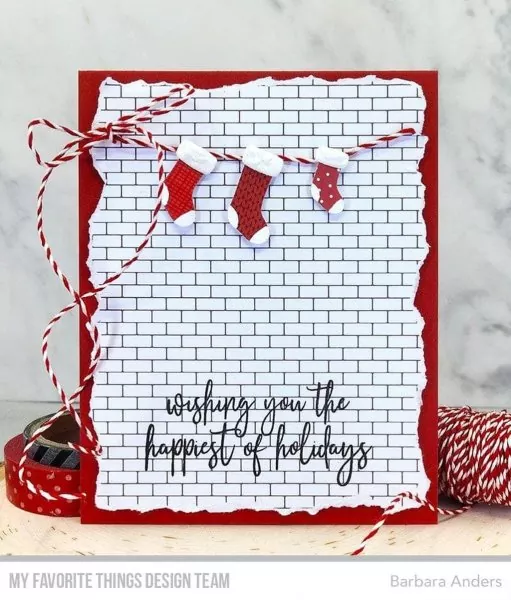 Inside & Out Christmas Greetings Stempel My Favorite Things Projekt 2