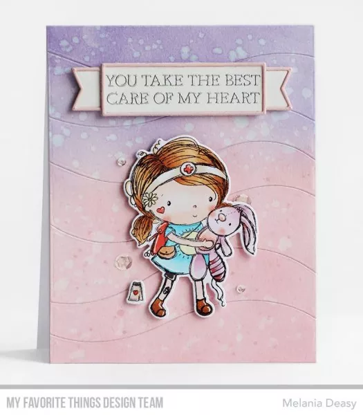 Care of My Heart Clear Stamps My Favorite Things Rachelle Anne Miller 2