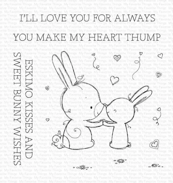 Bunny Wishes Clear Stamps My Favorite Things Rachel Anne Miller