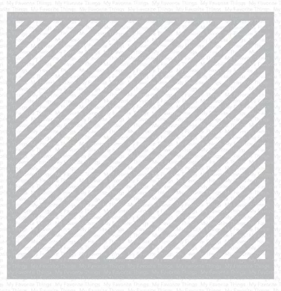 Diagonal Stripes Stencil Schablone My Favorite Things