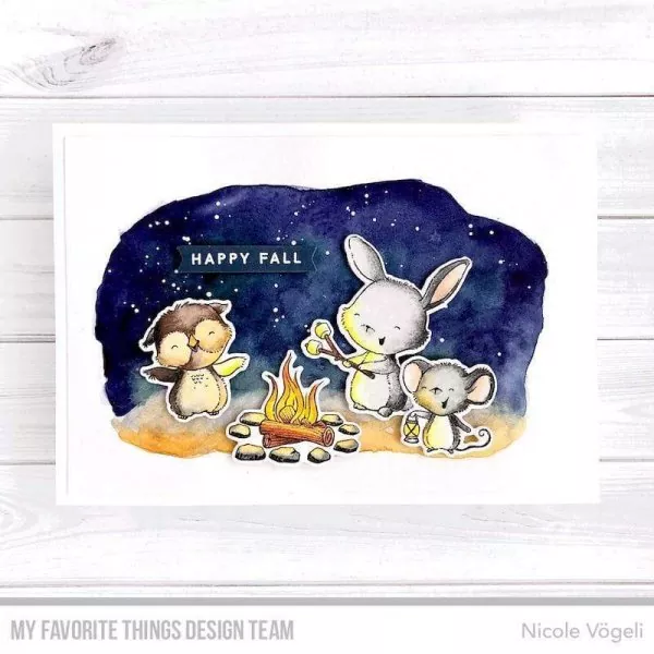 Happy Campers Clear Stamps My Favorite Things Stacey Yakula Projekt 2