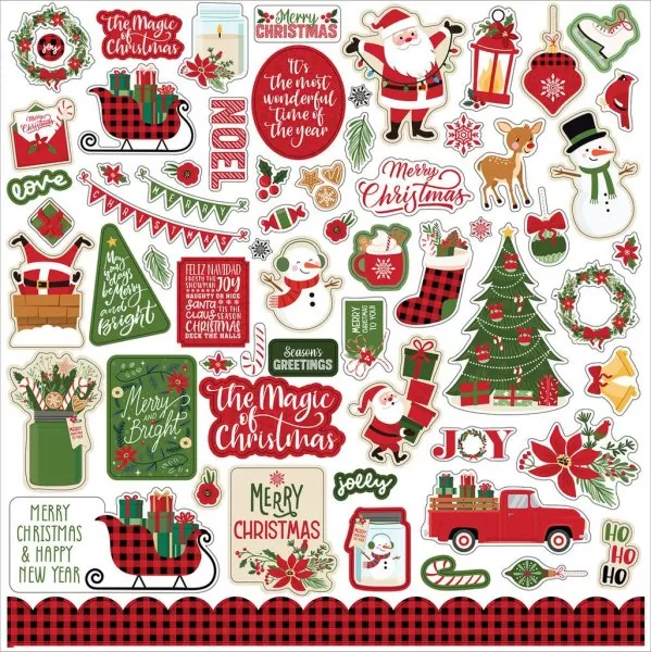 Echo Park The Magic of Christmas 12x12 inch collection kit 10