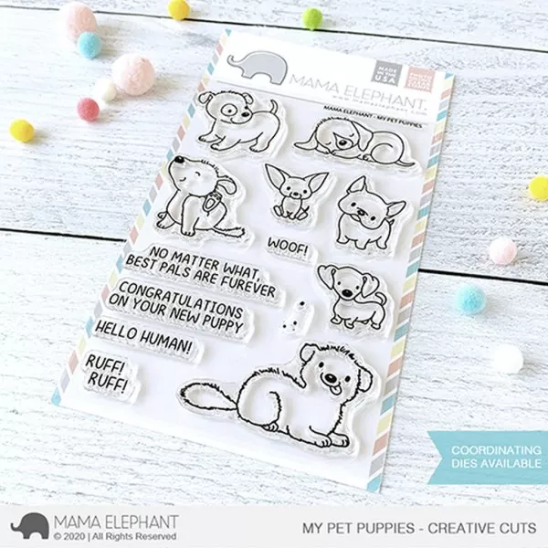MYPETPUPPIES Clear Stamps Mama Elephant 1