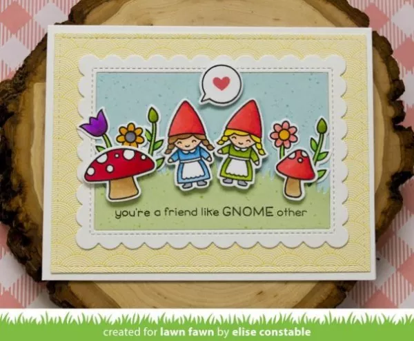 OhGnome LF1880 Clear Stamps Lawn Fawn 4