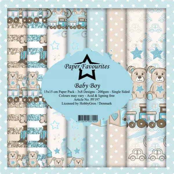 Baby Boy 6"x6" Paper Pack Paper Favourites