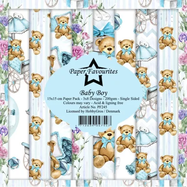 Baby Boy 6"x6" Paper Pack Paper Favourites