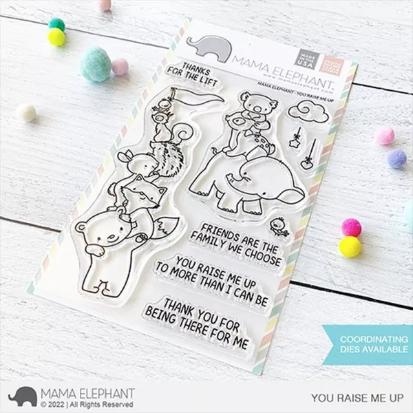 You Raise Me Up Clear Stamps Stempel Mama Elephant