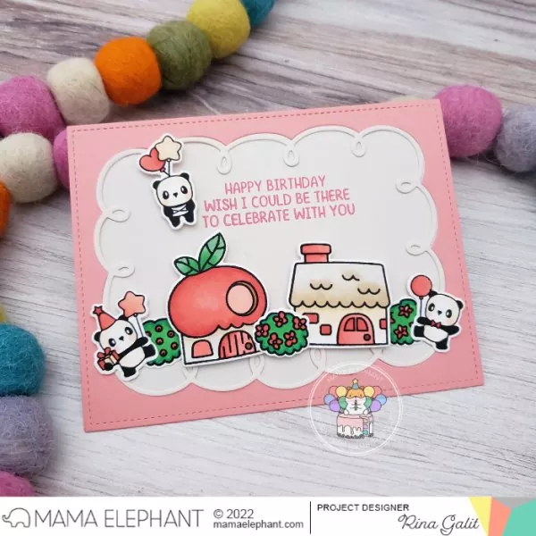 Mixed BDay Wishes Clear Stamps Stempel Mama Elephant 2