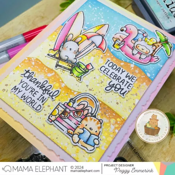 Deliver Summer Vibes Stanzen Creative Cuts Mama Elephant 2