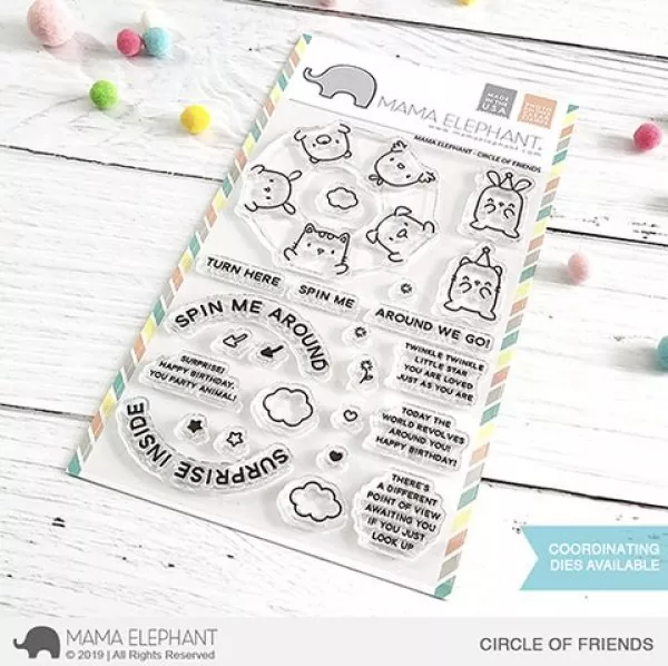 S CircleofFriends large Mama Elephant Clearstamps