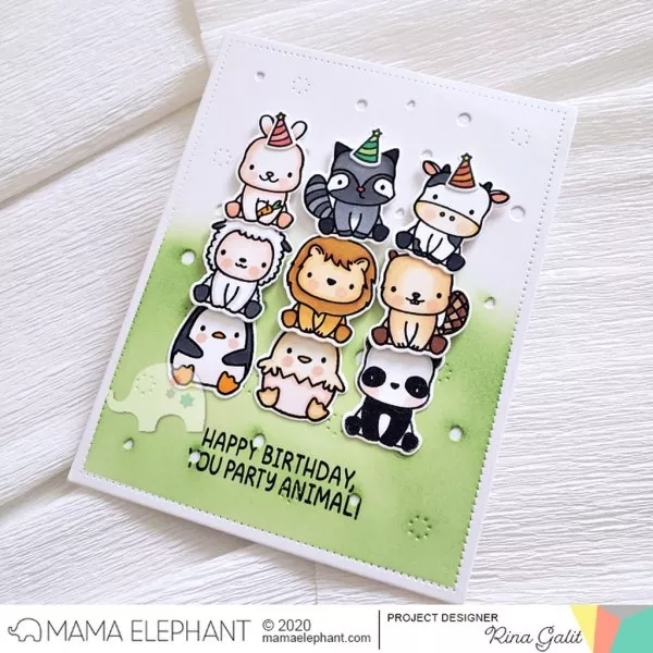 S STACKABLEFRIENDS Clear Stamps Mama Elephant 1