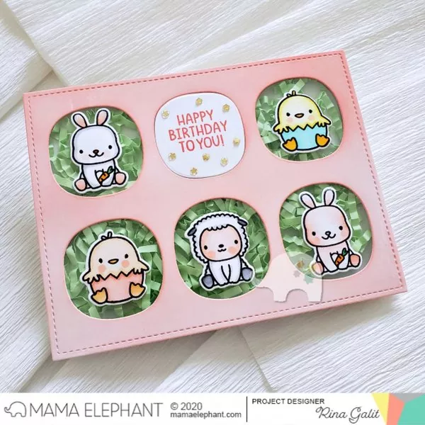 S STACKABLEFRIENDS Clear Stamps Mama Elephant 2