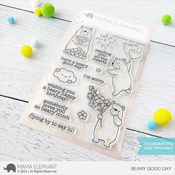 Beary Good Day Clear Stamps Stempel Mama Elephant